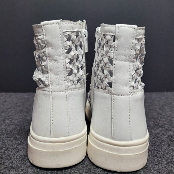 NIB Free People - Hayes High Top Sneaker - Ivory Sz 8 - Picture 7 of 12